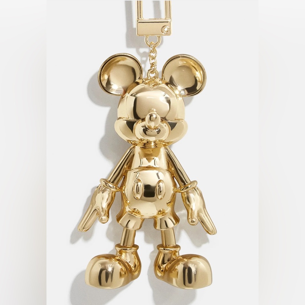 Baublebar x Disney ⚜️Gold⚜️monochromatic Mickey Mouse Bag Charm NIB